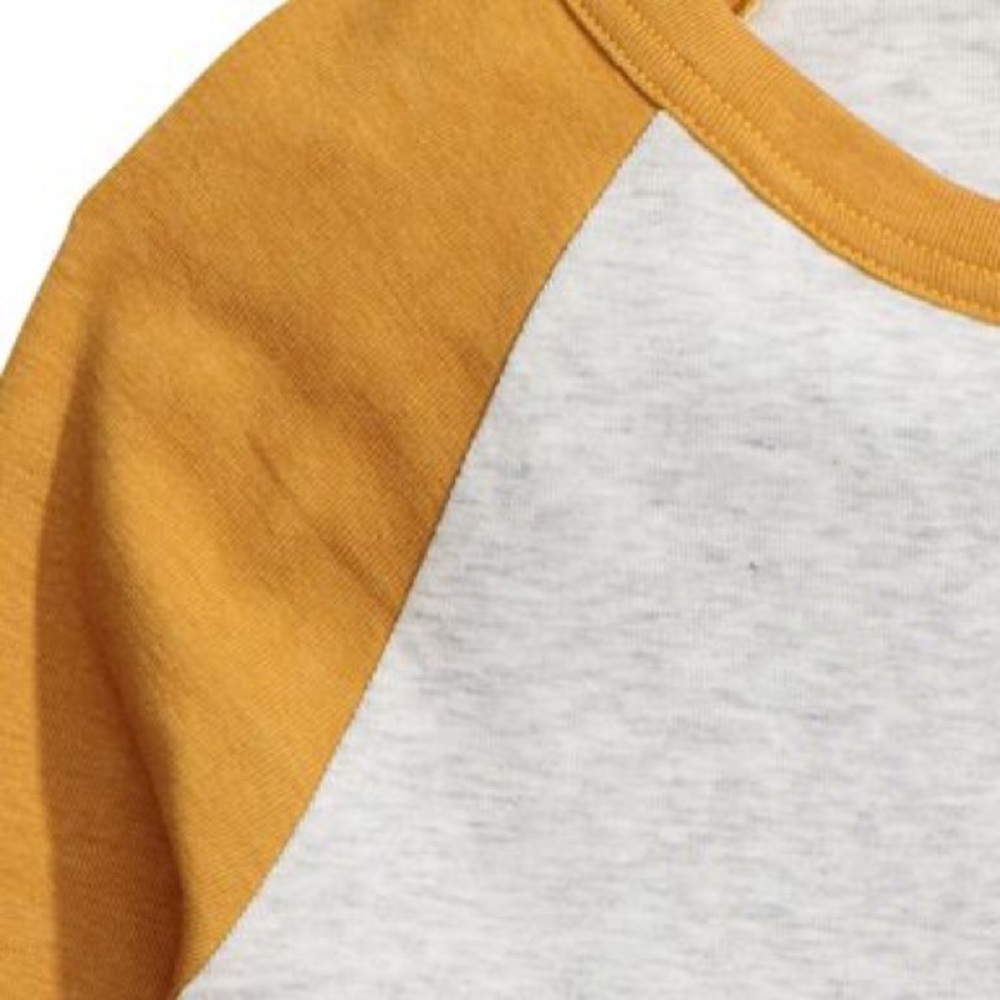 3/$30 - H&M Divided Baseball Top - Yellow - Picture 4 of 6